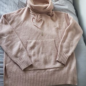 Pink Turtleneck Sweater